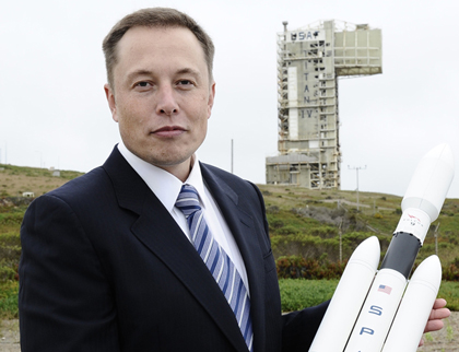 SpaceX Founder Elon Musk press conference at Vandenberg Air Force Base, California, America - 13 Jul 2011